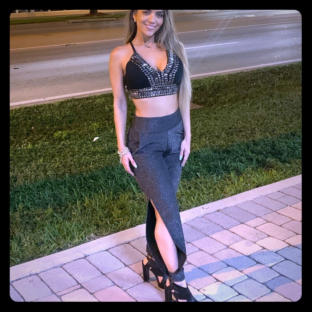 Lurex pants